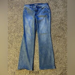 Lands' End Women's Blue Boot Cut Jeans